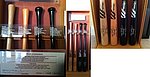 1989 Hamilton Projects - Set of Four Mizuno Bats and Display Cabinet.jpg