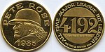 1985 Chicagoland Processing Enviromint (CPE) - Cincinnati Reds - Gold Coin Round - 4192 Hits.jpg