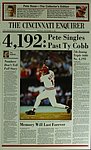 1985 Cincinnati Enquirer - Poster - 4192 Pete Singles Past Cobb.jpg