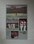 1985 Cincinnati Enquirer - Poster - Pete Rose - The Moment The Emotion.jpg