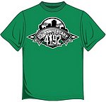 Shirt - 2010 Barking Fish - 4192 25th Anniversary Logo Green.jpg