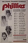 1980 Philadelphia Phillies - Ad Sign - 1980 Phillies Spring Training Schedule.jpg