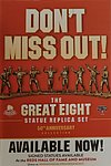 2025 Cincinnati Reds - HOF The Great Eight Statues Collection Posterboard Sign Dont Miss Out.jpg